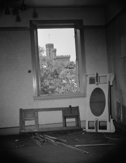 Washington, D.C. Interior of wrecked houses on Independence Avenue.