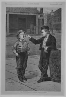 Open Your Mouth and Shut Your Eyes (Harper's Weekly), May 16, 1874.