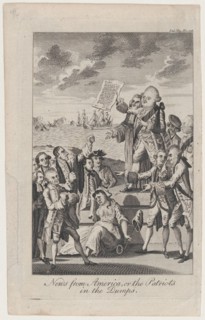 News from America, or the Patriots in the Dumps, December 1, 1776.