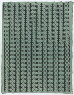 Sheet with overall guilloche pattern, late 18th-mid-19th century.