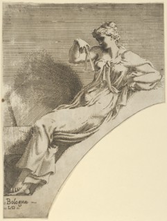Erato, from the series 'Twelve Muses and Goddesses', ca. 1540-45.