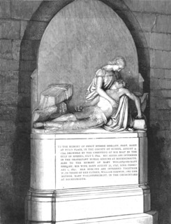 ''The Shelley Memorial at Christchurch, near Bournemouth', 1890.
