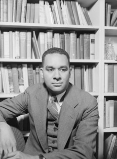 New York, New York. Richard Wright, Negro poet, in his study.