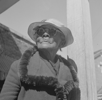 Daytona Beach, Florida. Woman who says she is 104 years old.