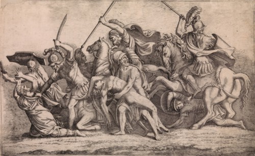 Achilles Removing Patroclus' Body From the Battle, ca. 1547.