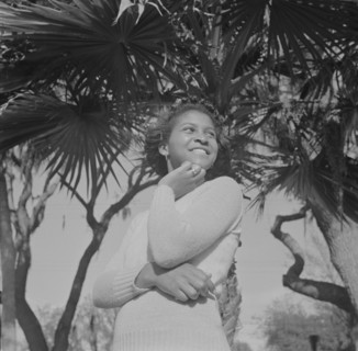 Daytona Beach, Florida. Bethune-Cookman College. A student.