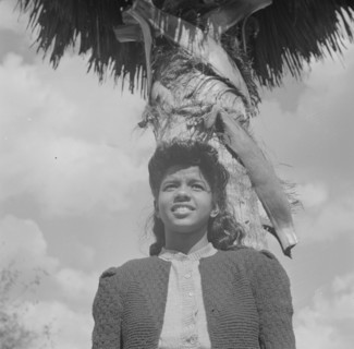 Daytona Beach, Florida. Bethune-Cookman College. A student.