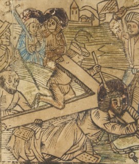 One of the Seven Falls of Christ (Schr. 655), 15th century.