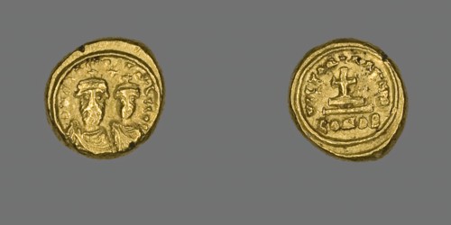 Solidus (Coin) of Constans II and Constantine IV, 659-668.