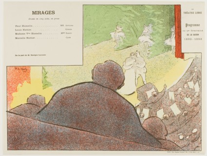 Fifth Performance: Mirages, for Le Théatre Libre, 1892–93.