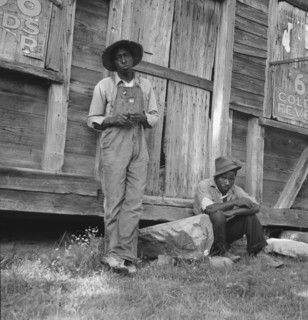 Tenant farmer and friend. Chatham County, North Carolina.