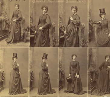 [Advertisement for Sarony's Photographic Studies], 1880s.