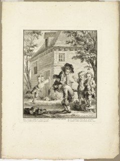 Leap Frog, from The Games of the Urchins of Paris, 1770.