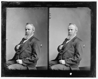 Hayes, President Rutherford B., between 1865 and 1880.