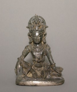Seated Bodhisattva Maitreya, Pyu period, 7th century.