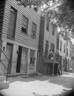 Washington, D.C. Rows of homes in the Southwest area.