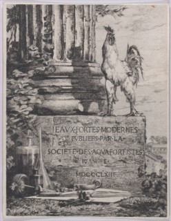 Frontispiece for the Society of Aqua-Fortistes, 1863.