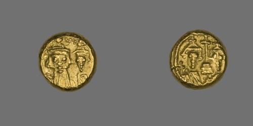 Solidus (Coin) of Tiberius II Constantinus, 578-582.