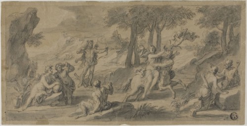 The Flight of the Centaur Nessus with Dejanina, n.d. Creator: Francois Verdier.