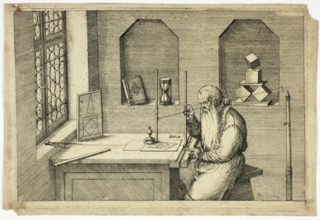 Portrait of Wenzel Jamnitzer in his Study, 1572/75.