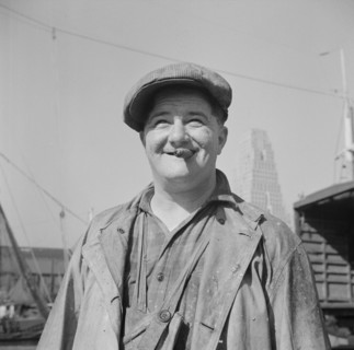 New York, New York. A Fulton fish market stevedore.