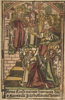 Santa Maria dell'Anima (Schr. 1019m), 15th century.