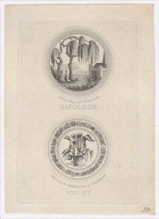 The shade of Napoleon visiting his tomb, ca. 1831.