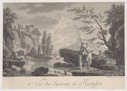 First View of the Surroundings of Rochefort, 1770.