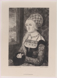 Portrait of a Woman, after Bernhard Strigel, 1871.