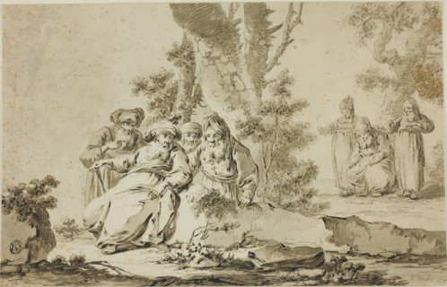 Figures in Oriental Costume in a Landscape, n.d.