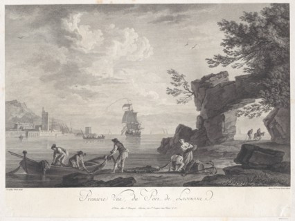First View of the Port of Livourne, ca. 1755-85.
