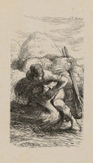 Sheaf-Binder, 1853, after drawing made in 1852.