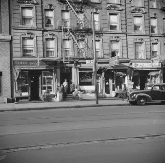 New York, New York. A tenament house in Harlem.