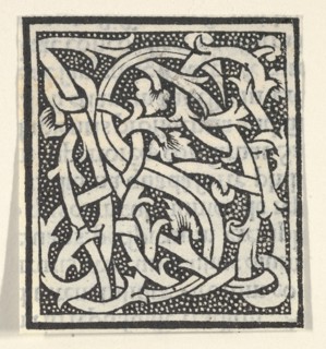 Initial letter S on patterned background, 1520.