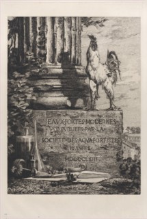 Frontispiece for the Society of Etchers, 1863.