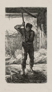 Thresher, 1853, after drawing made in 1852.