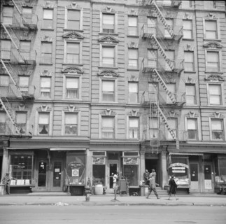 New York, New York. Harlem apartment house.