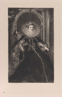 Infanta Isabella, after Simon de Vos, 1873.
