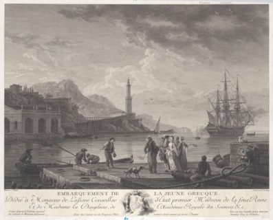 Embarkation of the Young Greek, ca. 1771.