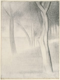 Trees (study for La Grande Jatte), 1884.