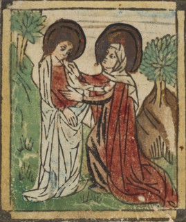 The Visitation (Schr. 59), 15th century.