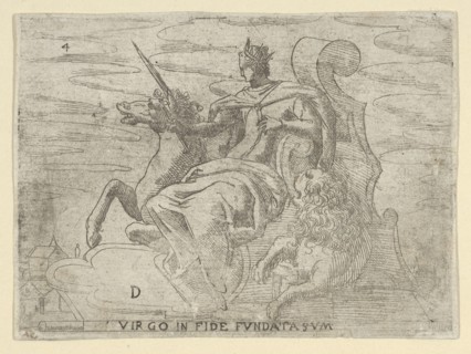 Virgo in Fide Fundata Sum, 16th century.