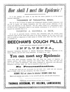 ''How shall I meet the Epidemic?', 1890.