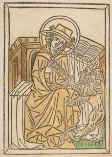 St. Jerome (Schr. 1554a), 15th century.