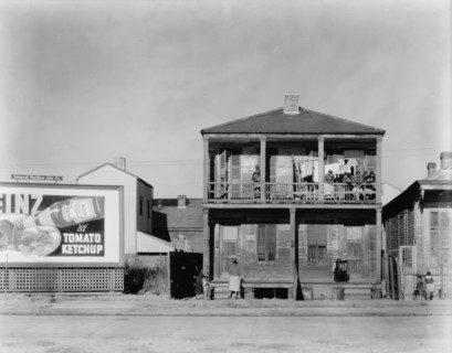 Negro house in New Orleans. Louisiana.