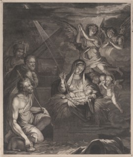 Adoration of the shepherds, 1500-1600.