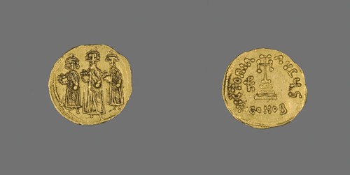 Solidus (Coin) of Heraclius, 638-641.