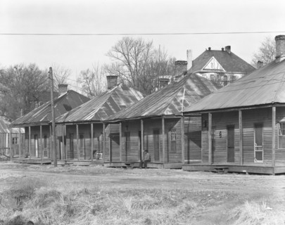 Negro houses. Vicksburg, Mississippi.