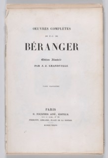 The Complete Works of Béranger, 1836.