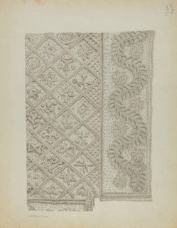Tufted Candlewick Bedspread, c. 1939.